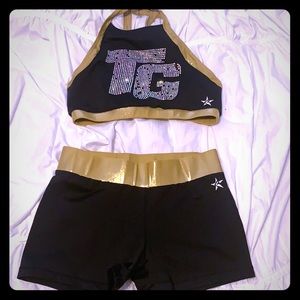 Top Gun allstars sports bra and shorts - adult m
